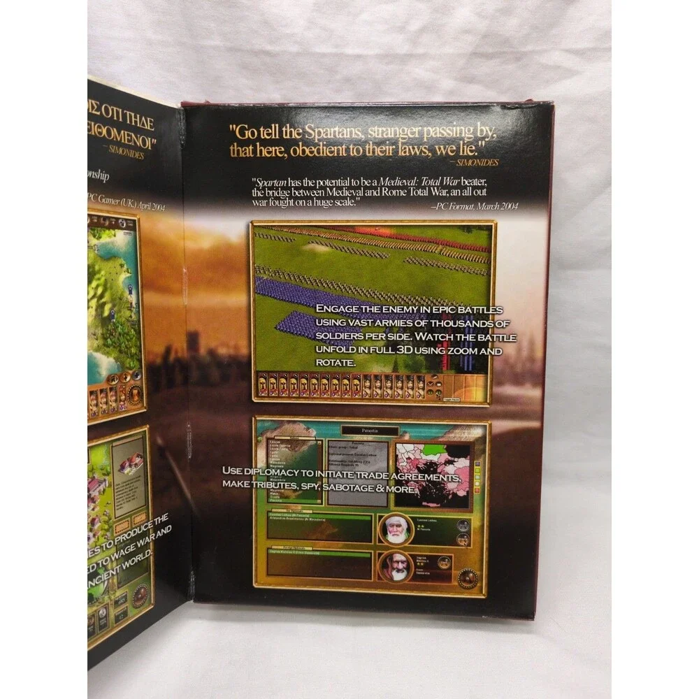 Spartan Boxed PC Video Game